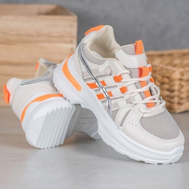 SHELOVET Módní sportovní obuv na platformě vícebarevný 2