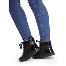 Vysoké tenisky R18 černé černý 2