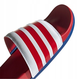 Pantofle Adidas Adilette Comfort M EG1853 bílý červený 2