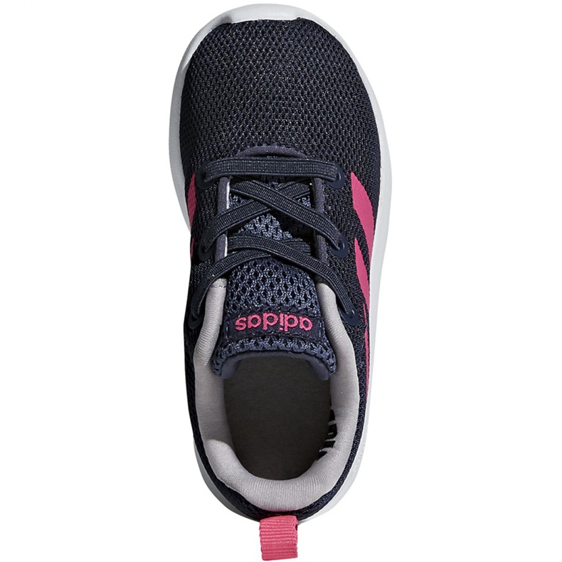 Boty adidas Lite Racer Cln K Jr BB7053 námořnická modř růžový 1