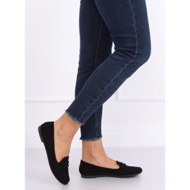 Černé dámské mokasíny 3900 Black černý 1