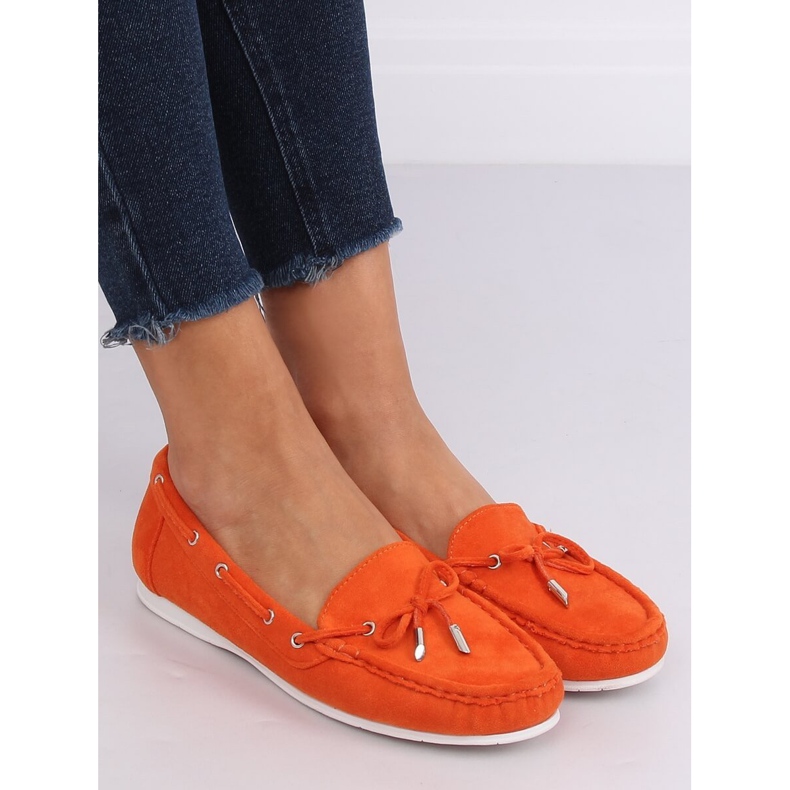 Oranžové dámské mokasíny RQ-1 Orange pomerančový 2