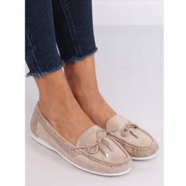 Dámské béžové mokasíny RQ-1 Beige béžový 2