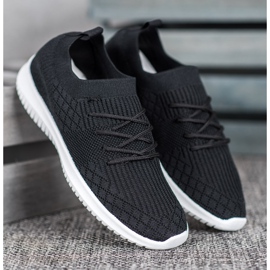 SHELOVET Prolamované sportovní boty černá 1