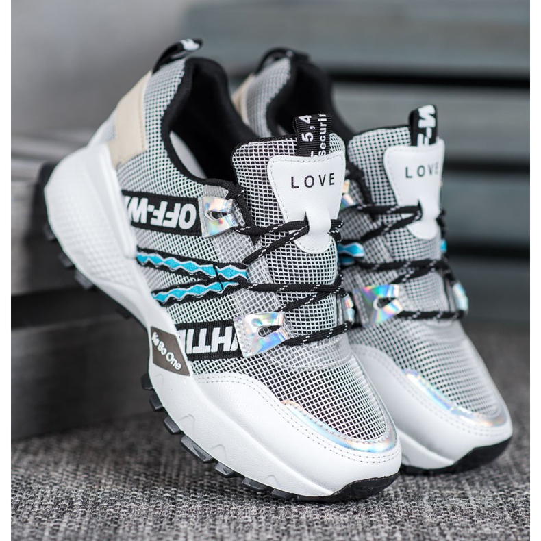 Bona Love Mesh tenisky bílý černá 1 Bona Love Mesh tenisky bílý černá 1