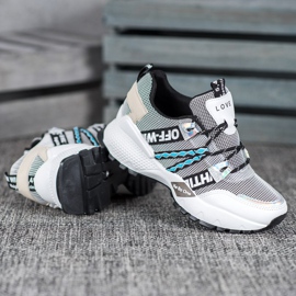 Bona Love Mesh tenisky bílý černá 2 Bona Love Mesh tenisky bílý černá 2