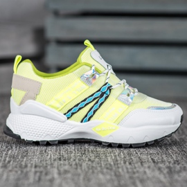 Bona Love Mesh tenisky bílý vícebarevný zelený 2