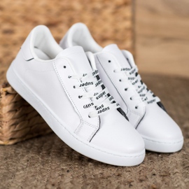 SHELOVET Super sportovní obuv bílý černá 1