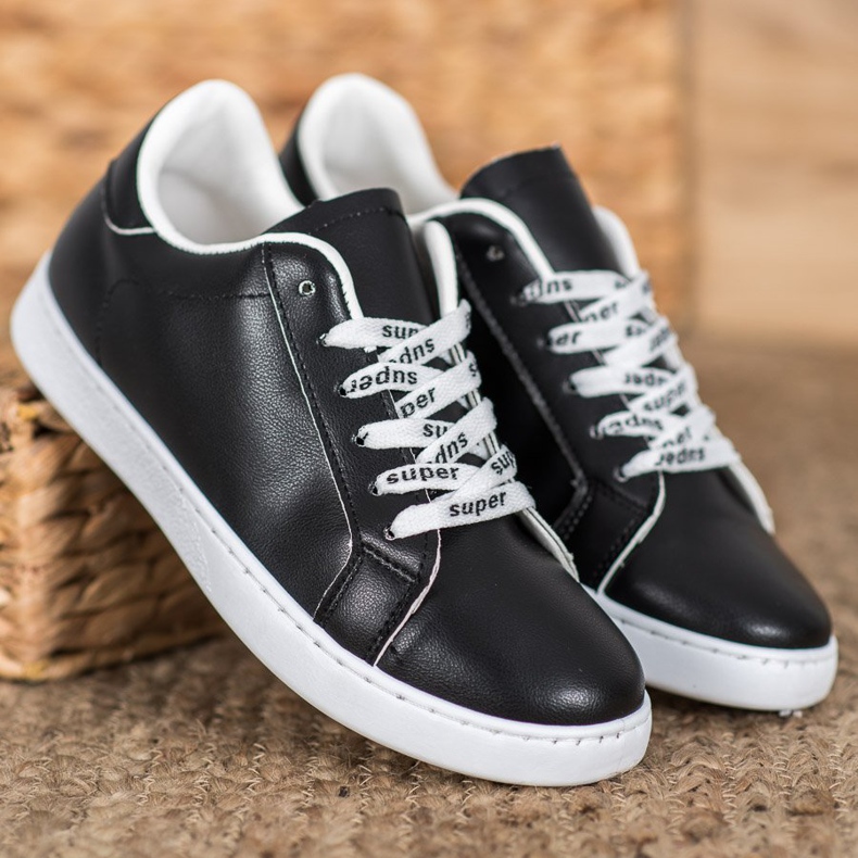 SHELOVET Super sportovní obuv bílý černá 2