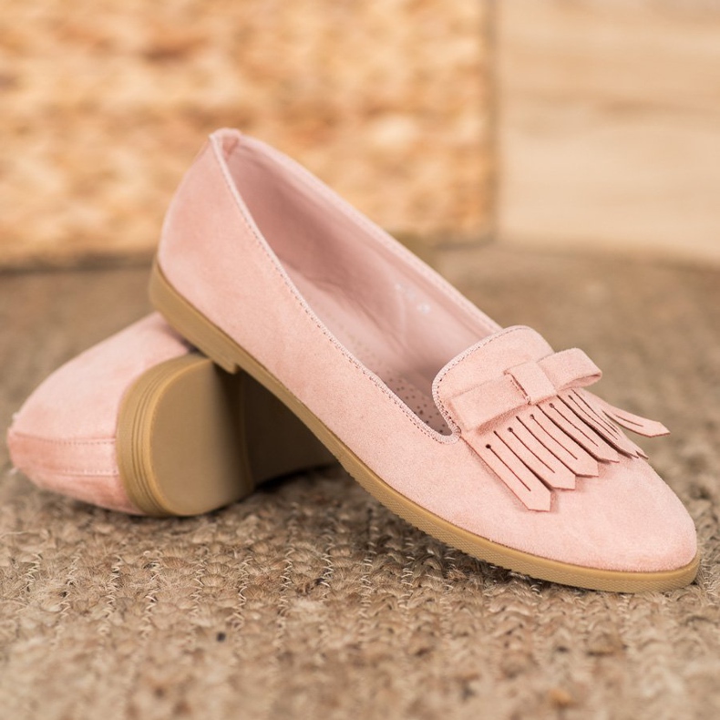 Coura Klasický semišový pán růžový 1