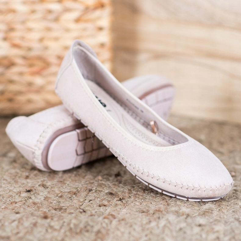 Kylie Klasické balerínky béžový 1