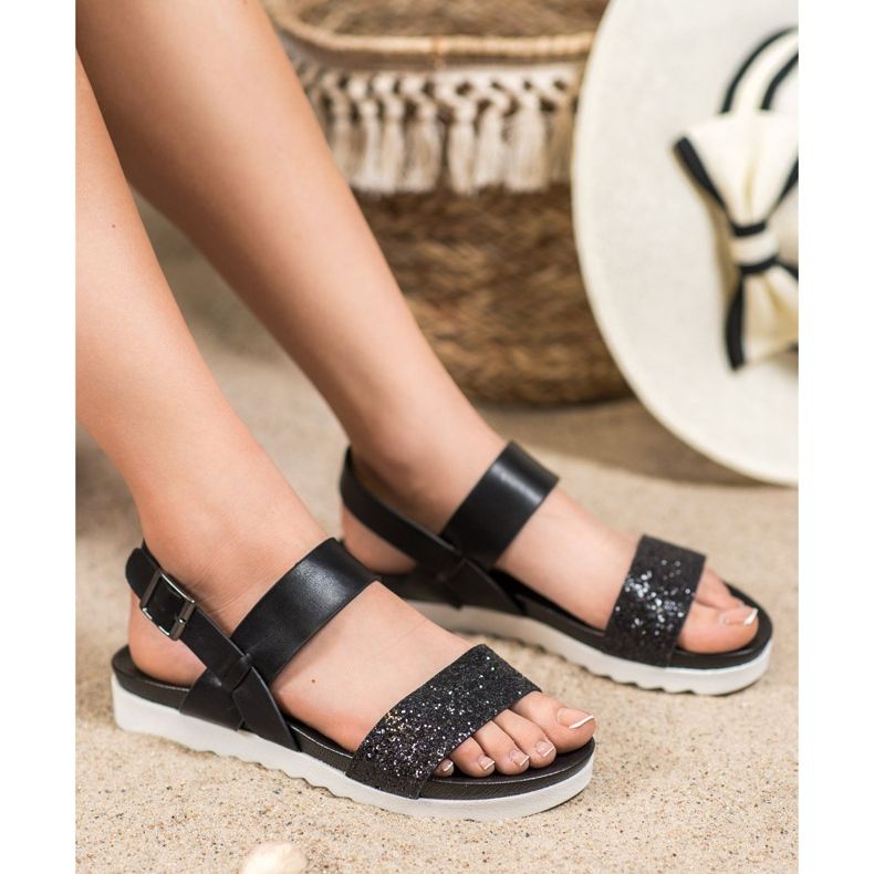 Filippo Černé Sandály Na Platformě černá 1