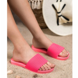 Růžové pantofle VINCEZA růžový 1