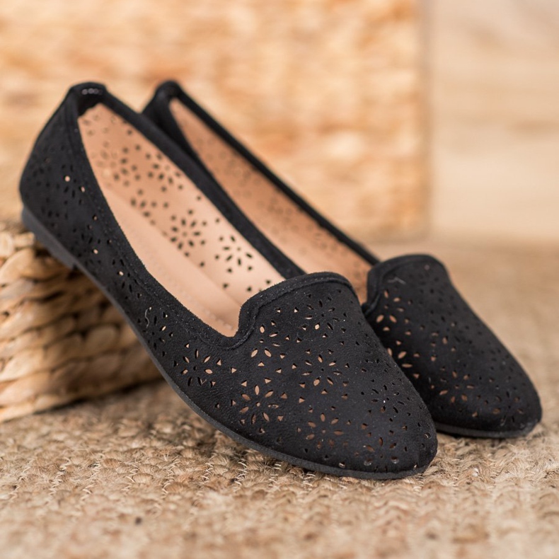 Clowse Black Openwork Lords černá 1