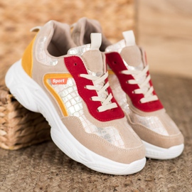 SHELOVET Sportovní semišové tenisky vícebarevný 1