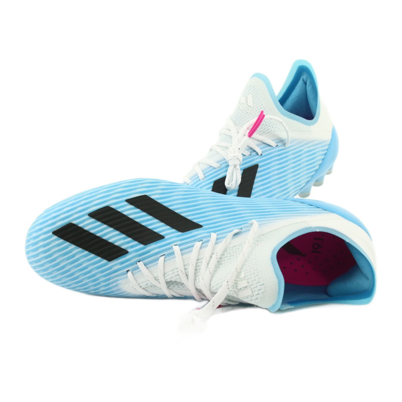 Boty Adidas X 19.1 Ag M FU7040 modrý 4