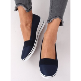 Tmavě modré balerínky S81B001 Blue námořnická modř 1