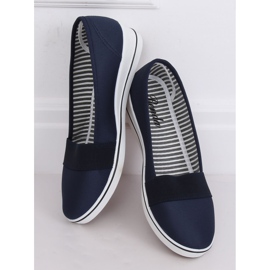 Tmavě modré balerínky S81B001 Blue námořnická modř 2