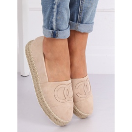 Dámské béžové espadrilky T341P Beige béžový 1 Dámské béžové espadrilky T341P Beige béžový 1