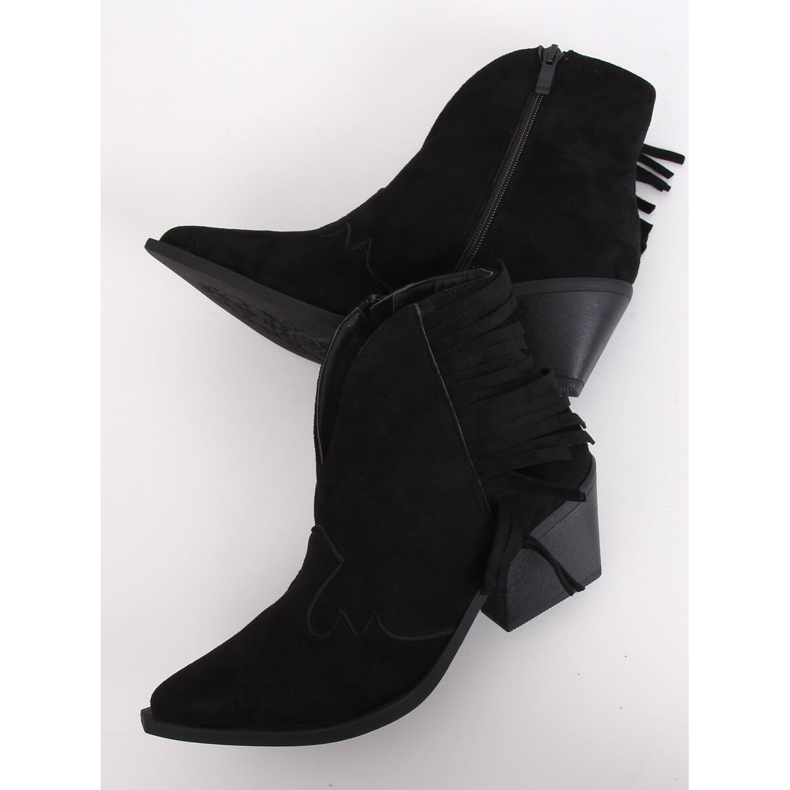 Dámské černé kovbojské boty NC999 Black černý 2