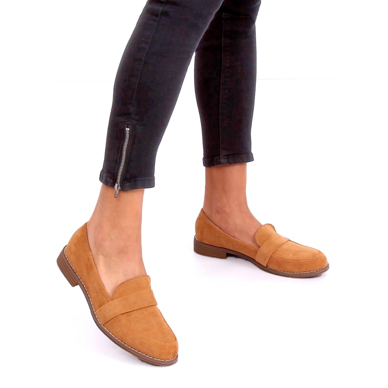 Dámské mokasíny velbloud T366P Camel hnědý 1