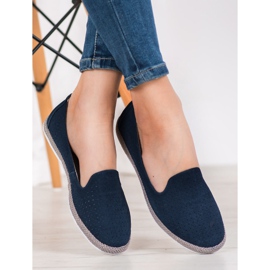 Filippo Pánové z prolamované kůže modrý 2