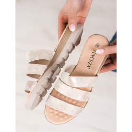 Zlaté pantofle VINCEZA zlatý 1