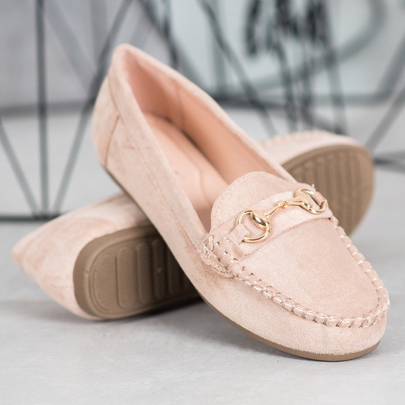 Cm Paris Mokasíny s ozdobou hnědý 2