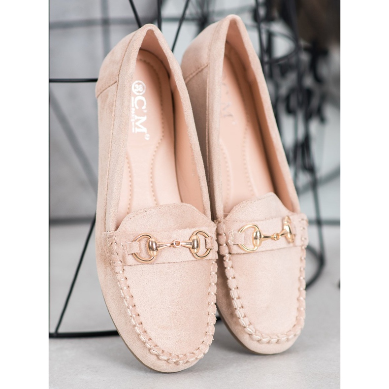 Cm Paris Mokasíny s ozdobou hnědý 1