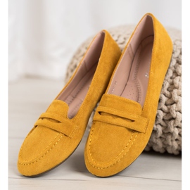 Anesia Paris Stylové balerínky žlutá 2 Anesia Paris Stylové balerínky žlutá 2