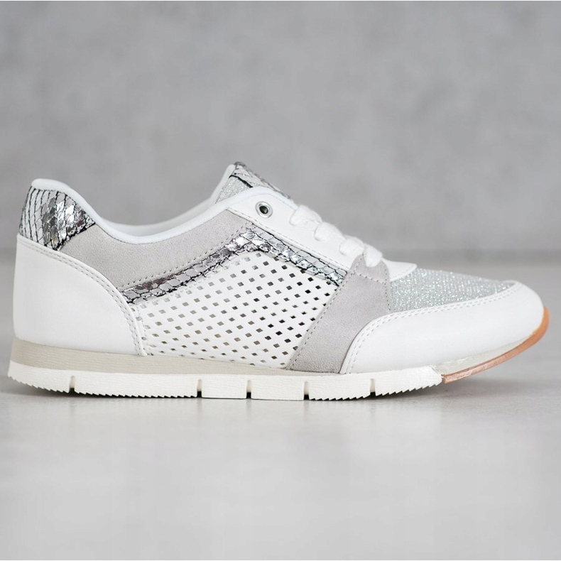 Kylie Prolamované sportovní boty bílý 1