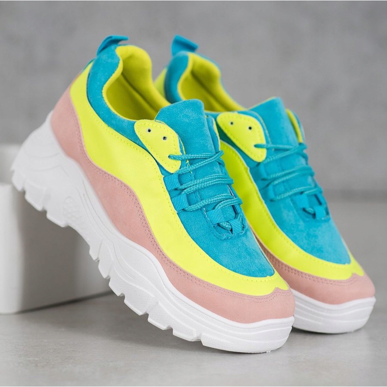 SHELOVET Barevné tenisky vícebarevný 1