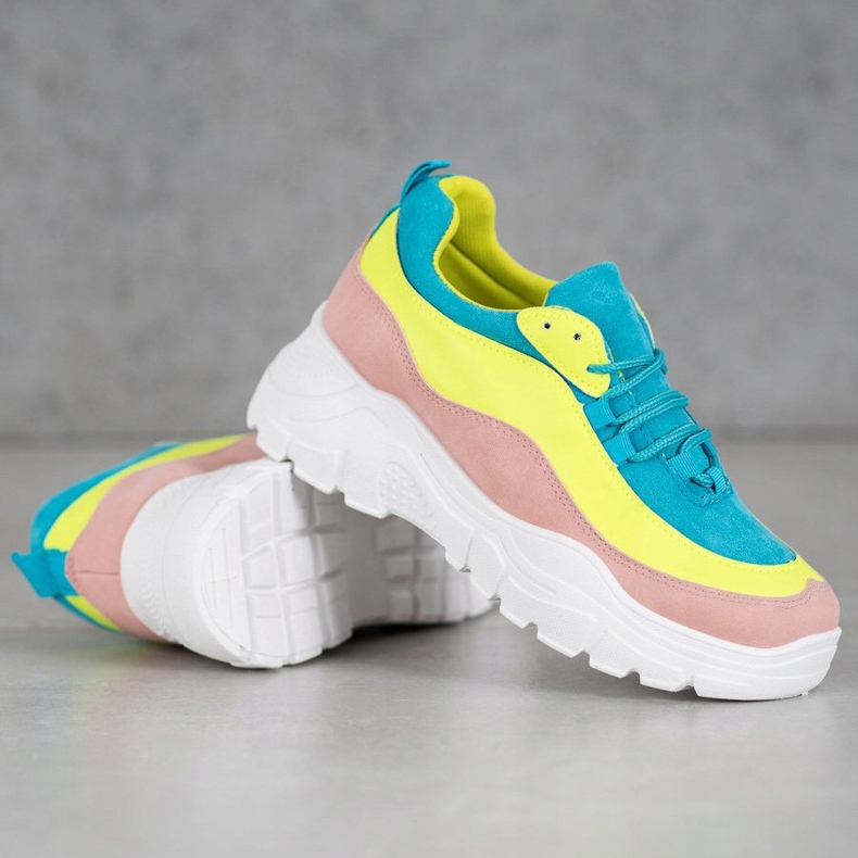 SHELOVET Barevné tenisky vícebarevný 2