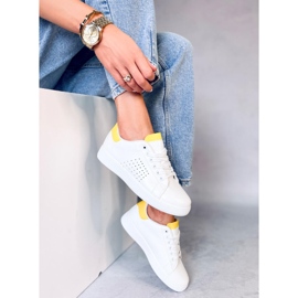 Dámské bílo -žluté tenisky LV101P Yellow bílý 1