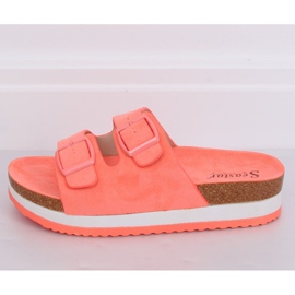 Korálové pantofle SS115P Coral vícebarevný pomerančový 2