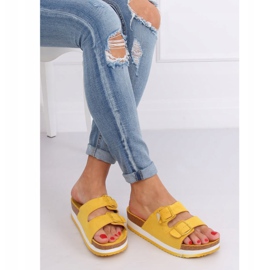 Honey scholki pantofle SS115P žluté žluť 1