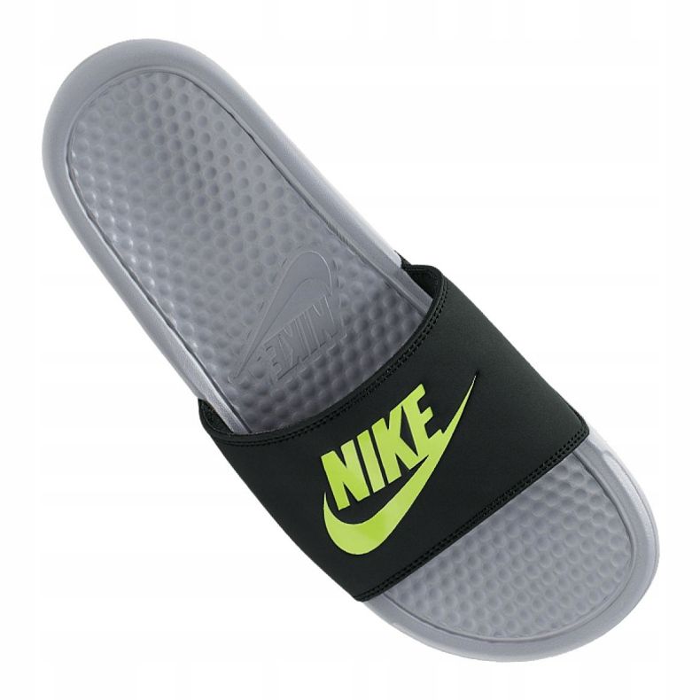 Nike Benassi Jdi Slide M 343880-027 černý šedá 1