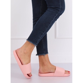 Růžové dámské růžové pantofle CK78P Pink růžový 2