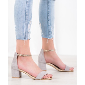 Seastar Sandály Se Zlatým Páskem šedá 1