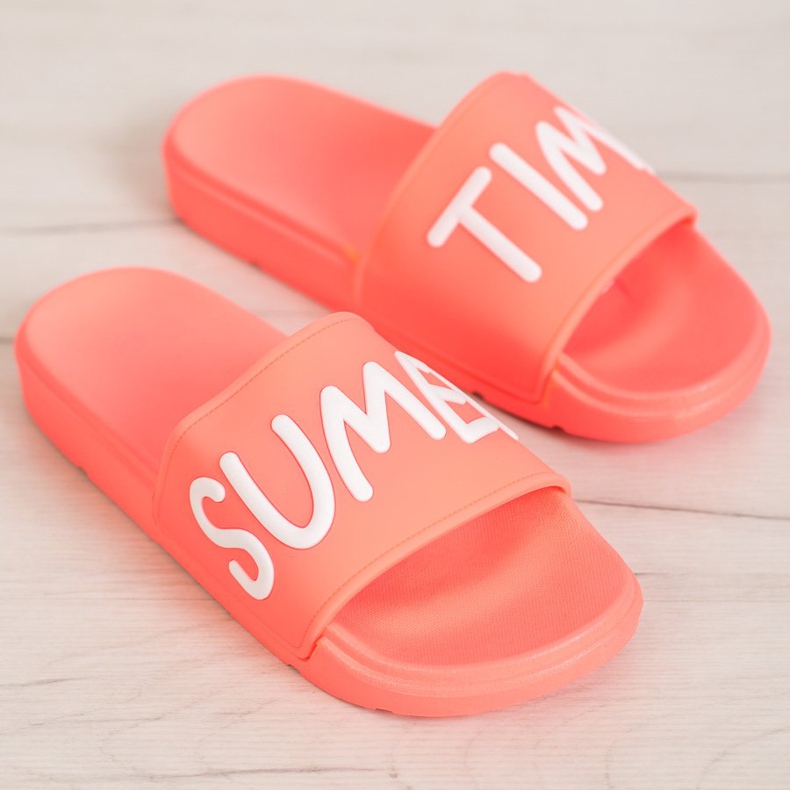 SHELOVET Gumové pantofle růžový 2