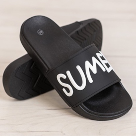 SHELOVET Gumové pantofle černá 1