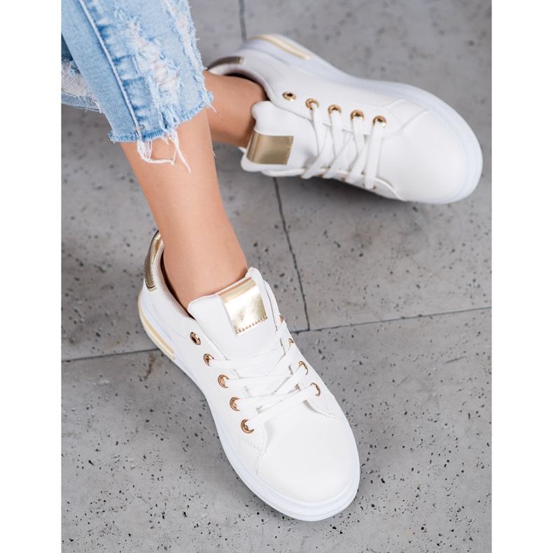 SHELOVET Módní sportovní obuv bílý 1