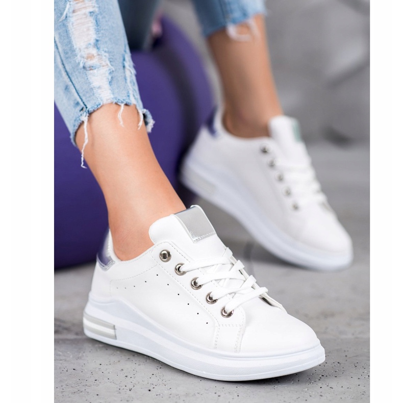 SHELOVET Módní sportovní obuv bílý 1