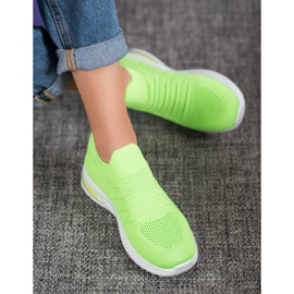 Diamantique Zelené nazouvací boty zelený 2