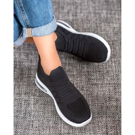 Diamantique Černé nazouvací boty černý 1