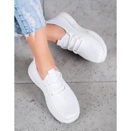 SHELOVET Textilní sportovní obuv bílý 1