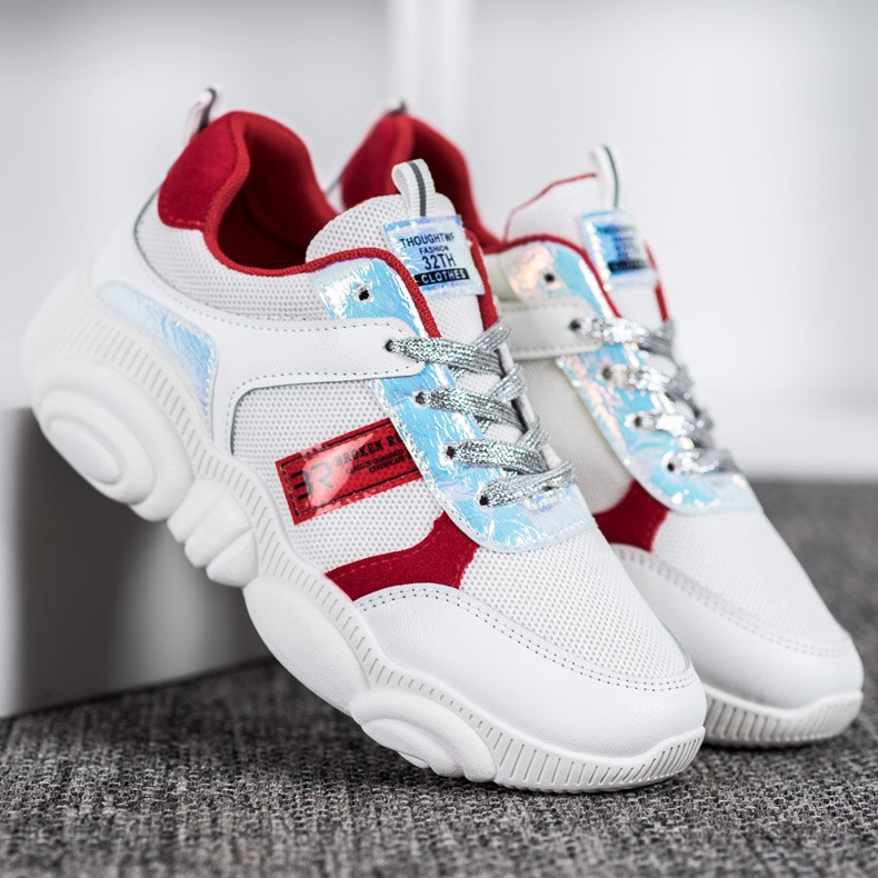 SHELOVET Pohodlná sportovní obuv bílý 1