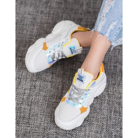 SHELOVET Pohodlná sportovní obuv bílý 1