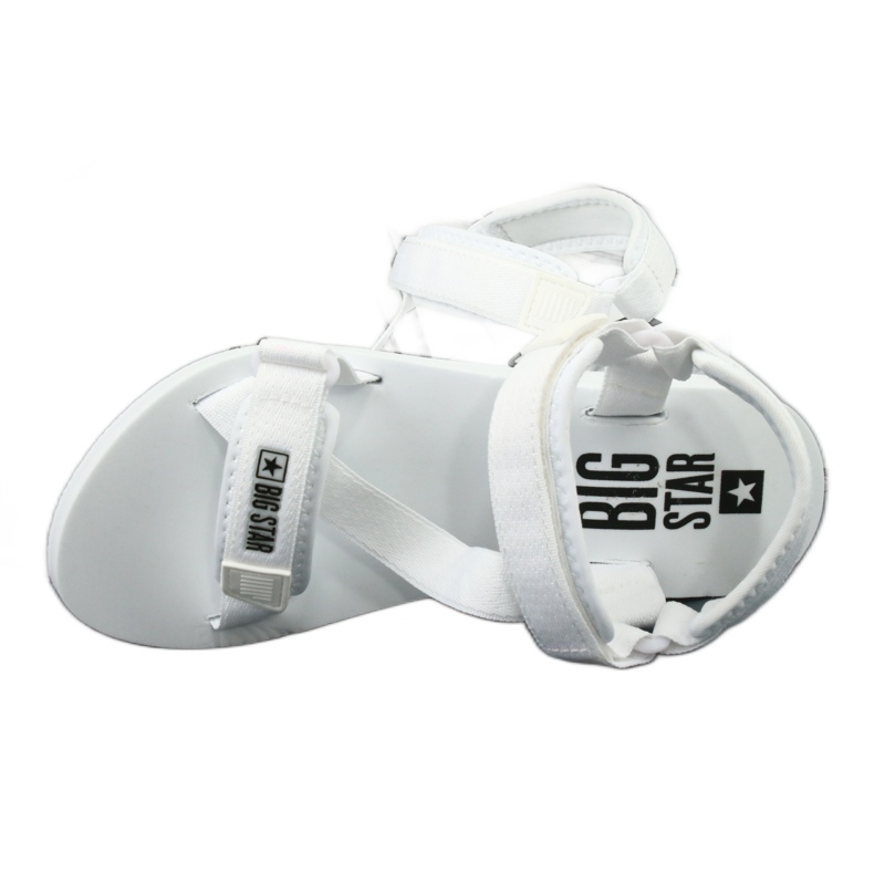 Textilní sandály Big Star 274A351 bílé bílý 4