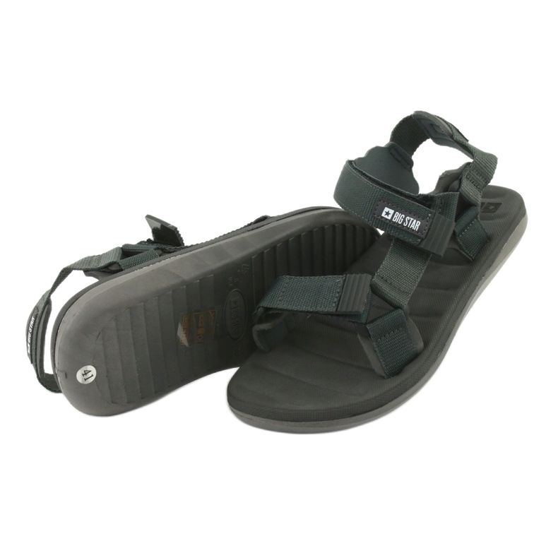 Pánské sandály Big Star 174501 šedá 3